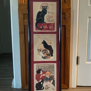 Charming Cat Art Print Trio
